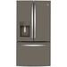 GE Appliances GE 36" Counter Depth French Door 22.1 cu. ft. Smart Refrigerator w/ Fingerprint Resistant Finish in Gray | Wayfair GYE22GMNES