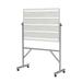 Ghent Magnetic Free-Standing board Porcelain, Steel in White | 36 H x 48 W x 0.38 D in | Wayfair GARM1M134-MS2