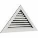 Ekena Millwork Pitch Wood Triangle Recessed Mount Gable Vent in Brown/Gray | 21.38 W in | Wayfair GVWTR64X1601RFPWR