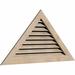 Ekena Millwork Pitch Wood Triangle Recessed Mount Gable Vent in Brown/Gray | 21.38 W in | Wayfair GVWTR64X1600SFUPI