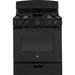 GE Appliances 30" 4.8 cu. ft. Freestanding Gas Range in Black | 46.25 H x 30 W x 28.75 D in | Wayfair JGBS30DEKBB