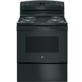 GE Appliances 30" 5 cu. ft. Freestanding Electric Range in Black | 47 H x 30 W x 28.75 D in | Wayfair JB256DMBB