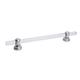 Great Grabz Signature Series Horizon Acrylic Grab Bar Plastic in Gray | 3.15 H in | Wayfair GGHOR42T0002_SS