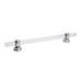 Great Grabz Signature Series Horizon Acrylic Grab Bar Plastic in Gray | 3.15 H in | Wayfair GGHOR36T0002_CH