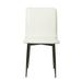 George Oliver Side Chair Wood/Upholstered/Genuine Leather in White | 35.04 H x 18.11 W x 22.04 D in | Wayfair 626A45A3D5A44176833BD80519CCACC6
