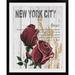 Winston Porter Anneloes 'New York Roses' Alicia Soave Textual Art | 10 H x 8 W x 1.5 D in | Wayfair 643D84793E1540C5BB481C6C6219BD07