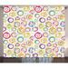 Harriet Bee Vincenzo Geometric Cute Childish Spirals w/ Funny Dots Bubbles Background Nursery Theme Graphic Print | 84 H in | Wayfair