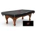 Holland Bar Stool NCAA Billiard Table Cover in Brown | 54 W in | Wayfair BCV8CenMic