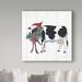 The Holiday Aisle® Holiday Farm Animals IV - Graphic Art Print on Canvas Canvas | 14 H x 14 W x 2 D in | Wayfair 642D0683001547E1BFD24B804F7C5C4E