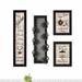 August Grove® 4 Piece Kitchen Wall Décor Set in Black | 10 H x 32 W x 3 D in | Wayfair E77F5D497E7B4CB7841B539C7A904C12