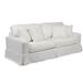 Darby Home Co Elsberry Box Cushion Sofa Slipcover in White, Size 36.0 H x 87.0 W x 38.0 D in | Wayfair 43E8FE11097C4B7AAD8B9A23A603E006