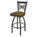 Holland Bar Stool 820 Catalina Swivel Counter Stool Upholstered/Metal in Gray | 39 H x 18 W x 18 D in | Wayfair 82030PW012