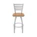 Holland Bar Stool Jackie Swivel Stool Wood/Metal in Gray | 39 H x 18 W x 18 D in | Wayfair 41030ANMedOak