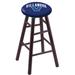 Holland Bar Stool NCAA 30" Bar Stool Wood/Plastic/Acrylic in Brown | 30 H x 18 W x 18 D in | Wayfair RC30MSDCVilnva