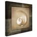 Highland Dunes 'Light Gold Sea Warm 2' Graphic Art Print on Wrapped Canvas Canvas | 14 H x 14 W x 2 D in | Wayfair HLDS1891 39250047