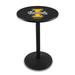 Holland Bar Stool NCAA 36" Pub Table Metal in Blue/Black | 36 H x 28 W x 28 D in | Wayfair L214B3628IdahoU