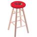 Holland Bar Stool NCAA 30" Bar Stool Wood/Plastic/Acrylic in Brown | 30 H x 18 W x 18 D in | Wayfair RC30MSNatIllStU