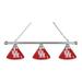 Holland Bar Stool NCAA 3 - Light Pool Table Lights Linear Pendant in Gray | 13 H x 54 W x 14 D in | Wayfair BL3CHHouston