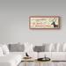 The Holiday Aisle® 'North Pole Express VIII' Acrylic Painting Print on Wrapped Canvas in Gray/White | 8 H x 19 W x 2 D in | Wayfair