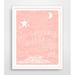 Harriet Bee 'Twinkle Little Star' Paper Print in Pink | 10 H x 8 W in | Wayfair HBEE1220 38870435