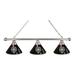 Holland Bar Stool NCAA 3 - Light Pool Table Lights Linear Pendant in Gray | 13 H x 54 W x 14 D in | Wayfair BL3CHNewMex