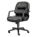 HON Genuine Leather Executive Chair Upholstered in Gray/Brown | 28.75 D in | Wayfair H2092.H.SR11.T