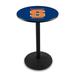 Holland Bar Stool NCAA 36" Pub Table Metal in Blue/Black | 36 H x 28 W x 28 D in | Wayfair L214B3628Syrcse