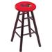 Holland Bar Stool NCAA 36" Bar Stool Wood/Plastic/Acrylic in Brown | 36 H x 19 W x 19 D in | Wayfair RC36OSDCIllStU