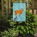 The Holiday Aisle® SantaMonica Zebu Indicine Cow Check 2-Sided Polyester 15 x 11 in. Garden Flag in Blue | 15 H x 11 W in | Wayfair