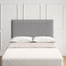 House of Hampton® Farringdon Upholstered Panel Headboard Linen in Brown | 3 D in | Wayfair HMPT1561 45792607
