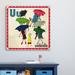 Harriet Bee 'Umbrella' Canvas Art Canvas, Solid Wood | 18 H x 18 W x 1.5 D in | Wayfair HRBE1810 45199487