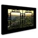 Trademark Fine Art "Window Wall I" by Philippe Hugonnard Photographic Print on Wrapped Canvas Canvas | 12 H x 19 W x 2 D in | Wayfair