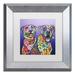 Trademark Fine Art 'Peas in a Pod' Framed Graphic Art on Canvas Canvas, Wood | 11 H x 11 W x 1.25 D in | Wayfair ALI2653-S1111MF