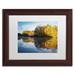 Trademark Fine Art Grist Mill Pond by Michael Blanchette - Picture Frame Photograph Print on Canvas Canvas | 13.8 H x 16.8 W x 0.75 D in | Wayfair