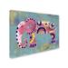 Trademark Fine Art 'Boho Elephant 4' Graphic Art Print on Wrapped Canvas Canvas | 14 H x 19 W x 2 D in | Wayfair ALI12172-C1419GG