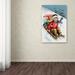 Trademark Fine Art 'Vintage Xmas I' Vintage Advertisement on Wrapped Canvas Canvas | 19 H x 12 W x 2 D in | Wayfair ALI6446-C1219GG