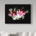 Trademark Fine Art 'Tulips & Paperwhites 3' by Graphic Art Print on Wrapped Canvas in Black/Pink | 14 H x 19 W x 2 D in | Wayfair ALI34339-C1419GG