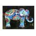 Trademark Fine Art 'Boho Elephant 1' Print on Wrapped Canvas Canvas | 14 H x 19 W x 2 D in | Wayfair ALI12169-C1419GG