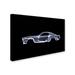 Trademark Fine Art 'Ford Mustang' Graphic Art Print on Wrapped Canvas Canvas | 12 H x 19 W x 2 D in | Wayfair ALI17205-C1219GG