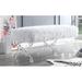 Rosdorf Park Giselle Faux Fur Acrylic X-Leg Bench Fur/Upholstered | 18 H x 48 W x 18 D in | Wayfair 15BB87C8188E4233BBEF279598E2EEB5