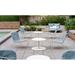 iSiMAR Olivo Lounge w/ Cushion, Polyester in Gray/White/Blue | 29.3 H x 33.4 W x 31 D in | Outdoor Furniture | Wayfair 8083_IW_PF