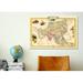 Fleur De Lis Living 'Antique Map of Asia (1851)' by John Tallis Graphic Art on Canvas in Beige Canvas in Brown/Green/White | Wayfair