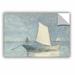 ArtWall Winslow Homer Sailing A Dory, 1880 Removable Wall Decal Vinyl in Blue | 8 H x 12 W in | Wayfair 1hom003a0812p