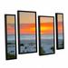 ArtWall Sanibel Sunrise Iv by Steve Ainsworth 4 Piece Framed Photographic Print on Wrapped Canvas Set Canvas in White | 24 H x 36 W x 2 D in | Wayfair