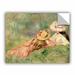 Charlton Home® Pierre Renoir Young Girls On The River Bank Removable Wall Decal Vinyl in Green/Pink | 8 H x 10 W in | Wayfair