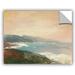 ArtWall Julia Purinton Lands End Removable Wall Decal Vinyl in Blue/Brown/Green | 8 H x 10 W in | Wayfair 2pur040a0810p