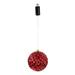 Evergreen Enterprises, Inc Shatterproof Battery Operated Twinkling LED Holiday Ornament Plastic in Red | 7.87 H x 7.87 W x 7.87 D in | Wayfair