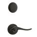 Kwikset Inactive Interior Avalon Lever Dummy Entry Set (Exterior Portion Sold Separately) in Black | Wayfair 968AVL514LH