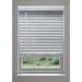 Linen Avenue Custom Cordless Outside Mount Faux Wood Room Darkening White Horizontal/Venetian Blind Metal in Gray/White/Black | 41.5",48" | Wayfair