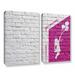 Latitude Run® Up & Away II 2 Piece Graphic Art on Wrapped Canvas Set Canvas in Gray/Pink | 18 H x 24 W x 2 D in | Wayfair LATR5286 33263731